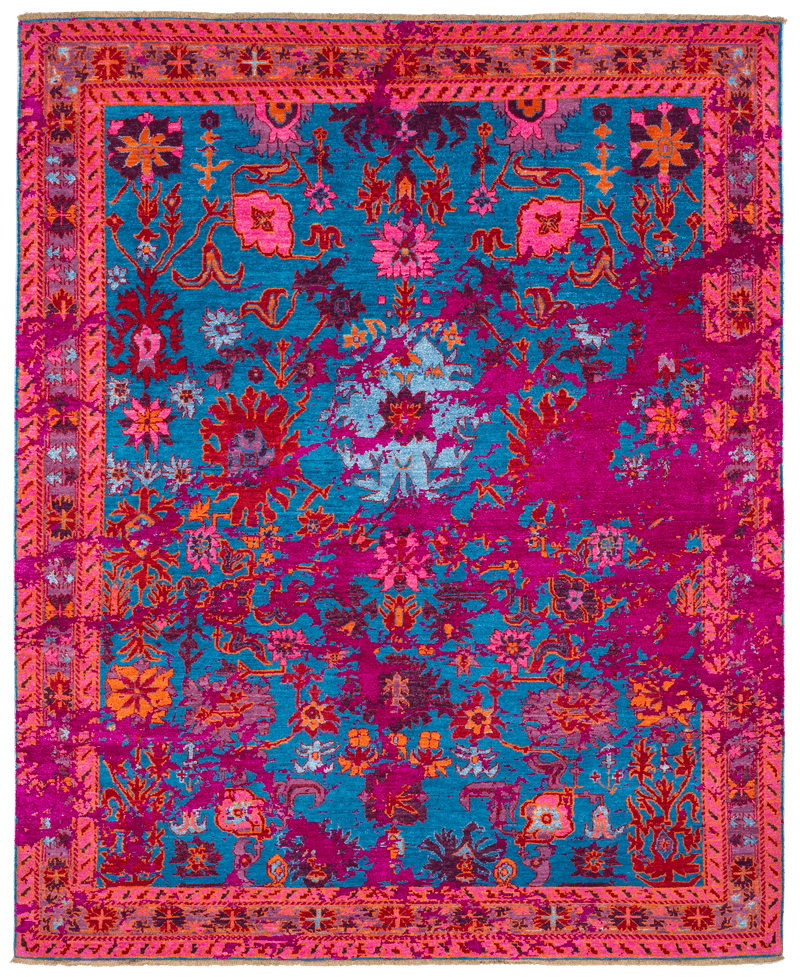 Picture of a Azer Pulse Heriz 138 Sky rug
