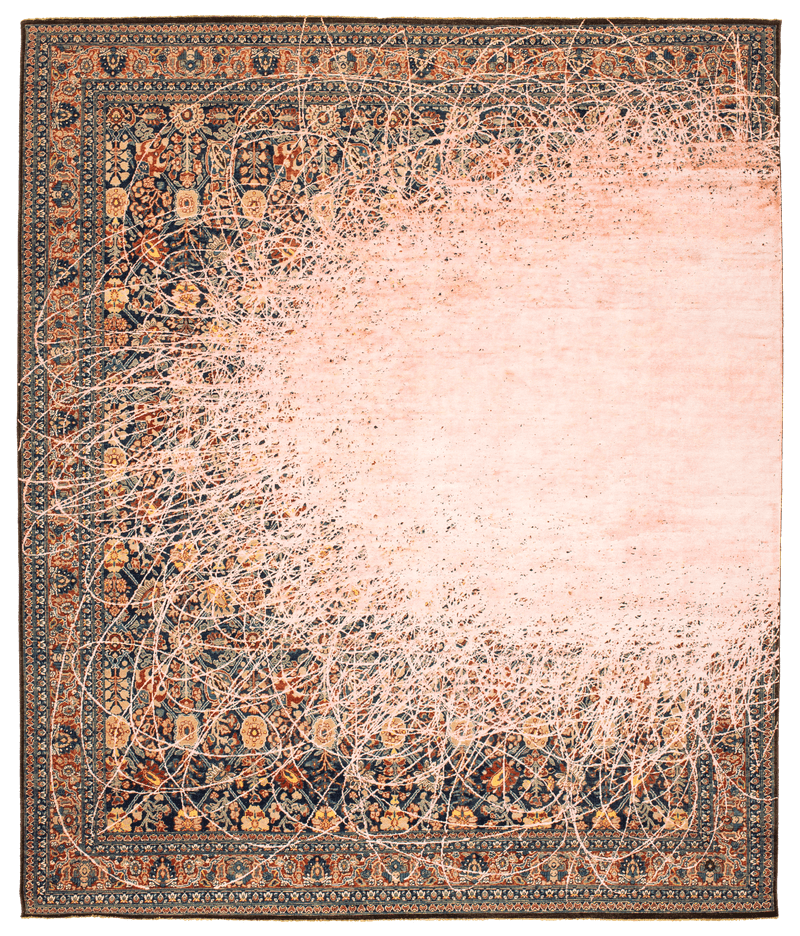 Picture of a Tabriz Canal Buzz rug