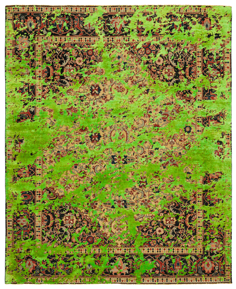 Picture of a Serapi Queensbury Double Sky rug