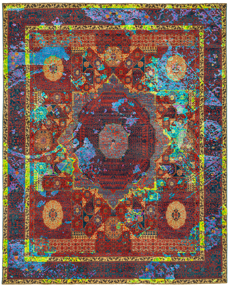 Picture of a Mamluk Columbus Tagged rug