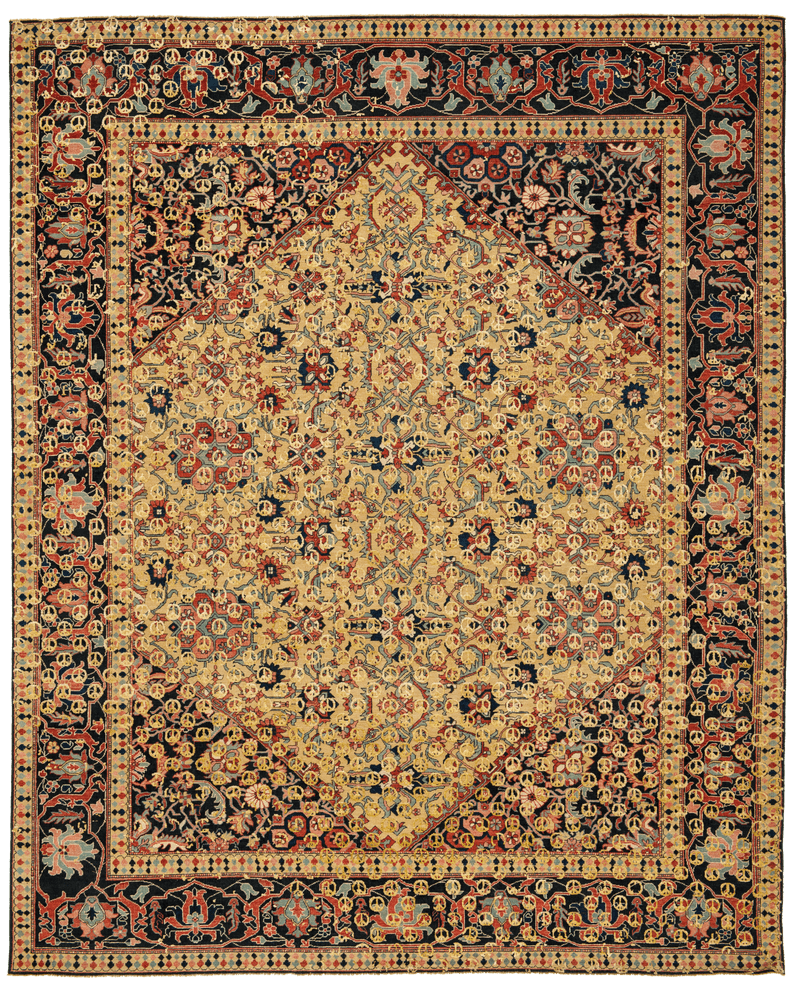 Picture of a Serapi Queensbury Peace Raved rug