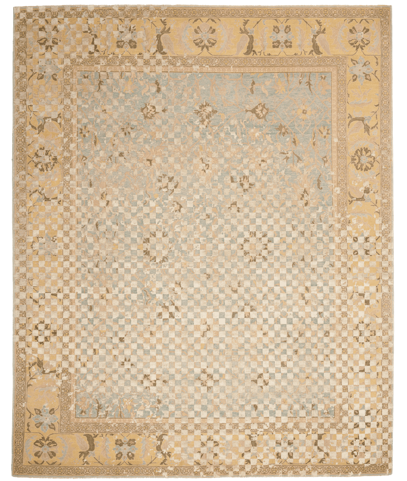 Picture of a Ziegler Prince Checker Raved rug