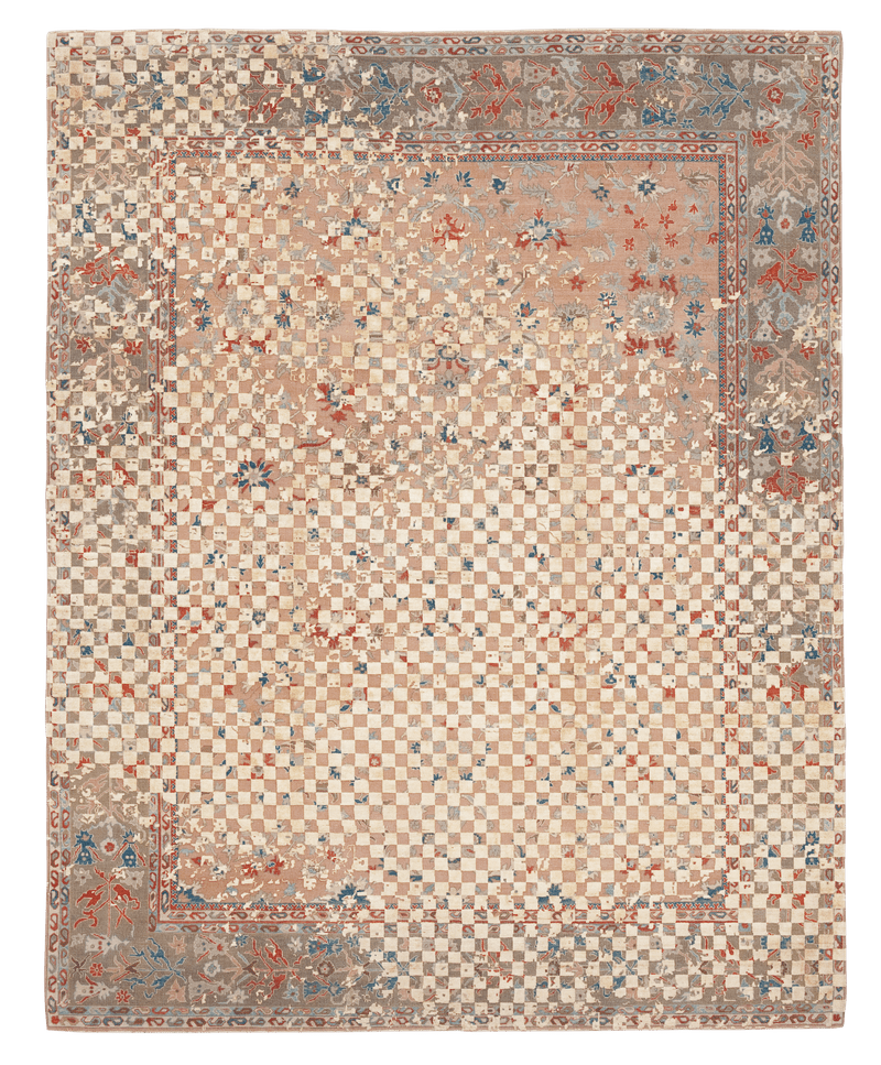 Picture of a Sulthanabad Madison Checker Raved rug