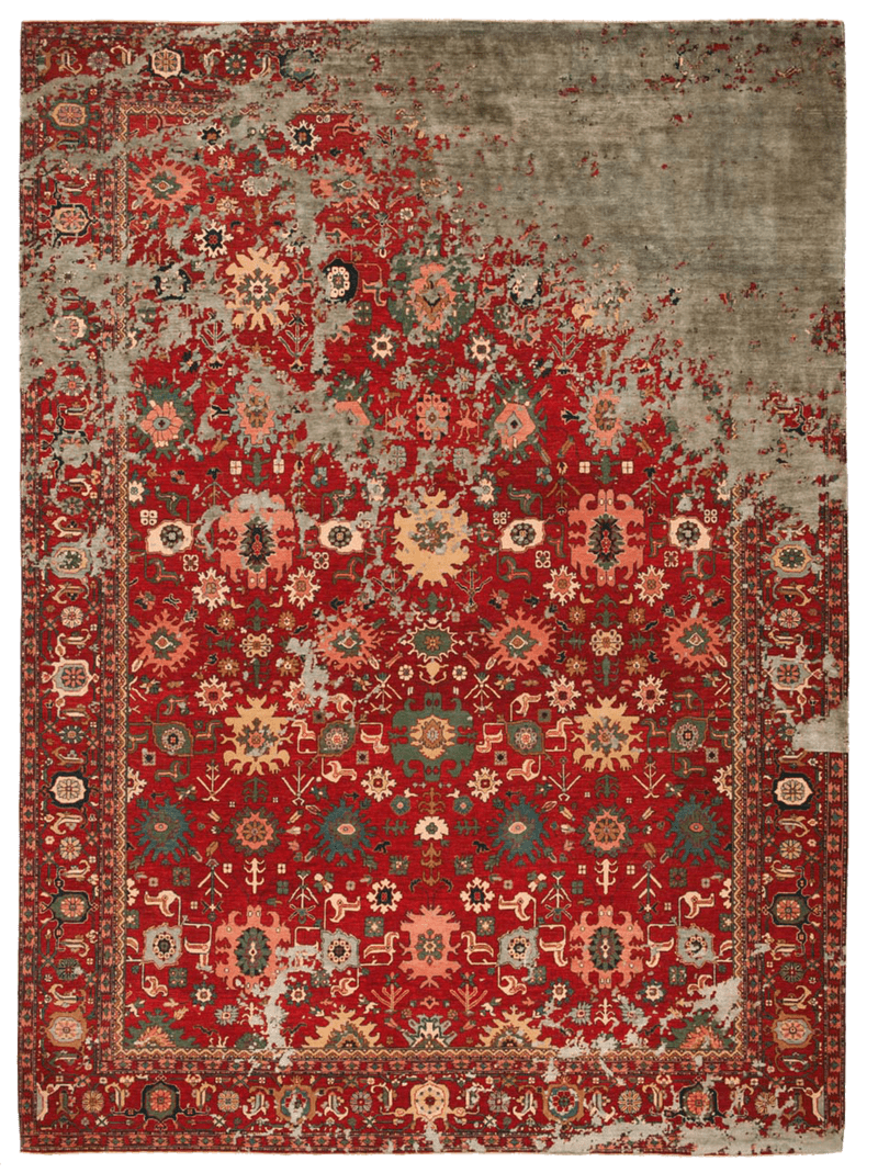 Picture of a Bidjar Kings Cross Rocked rug