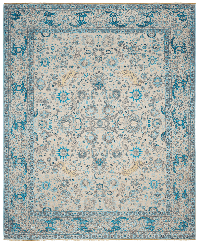 Picture of a Kirman Jungle rug
