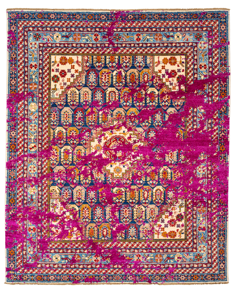 Picture of a Shirvan Antique Sky rug